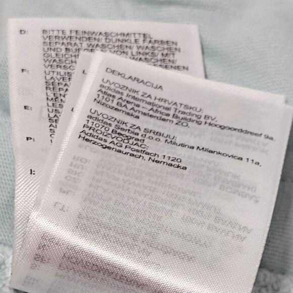 Adidas High Waisted Track Jogger Pants Tapered Striped Primegreen Womens Size XL - Picture 6 of 9